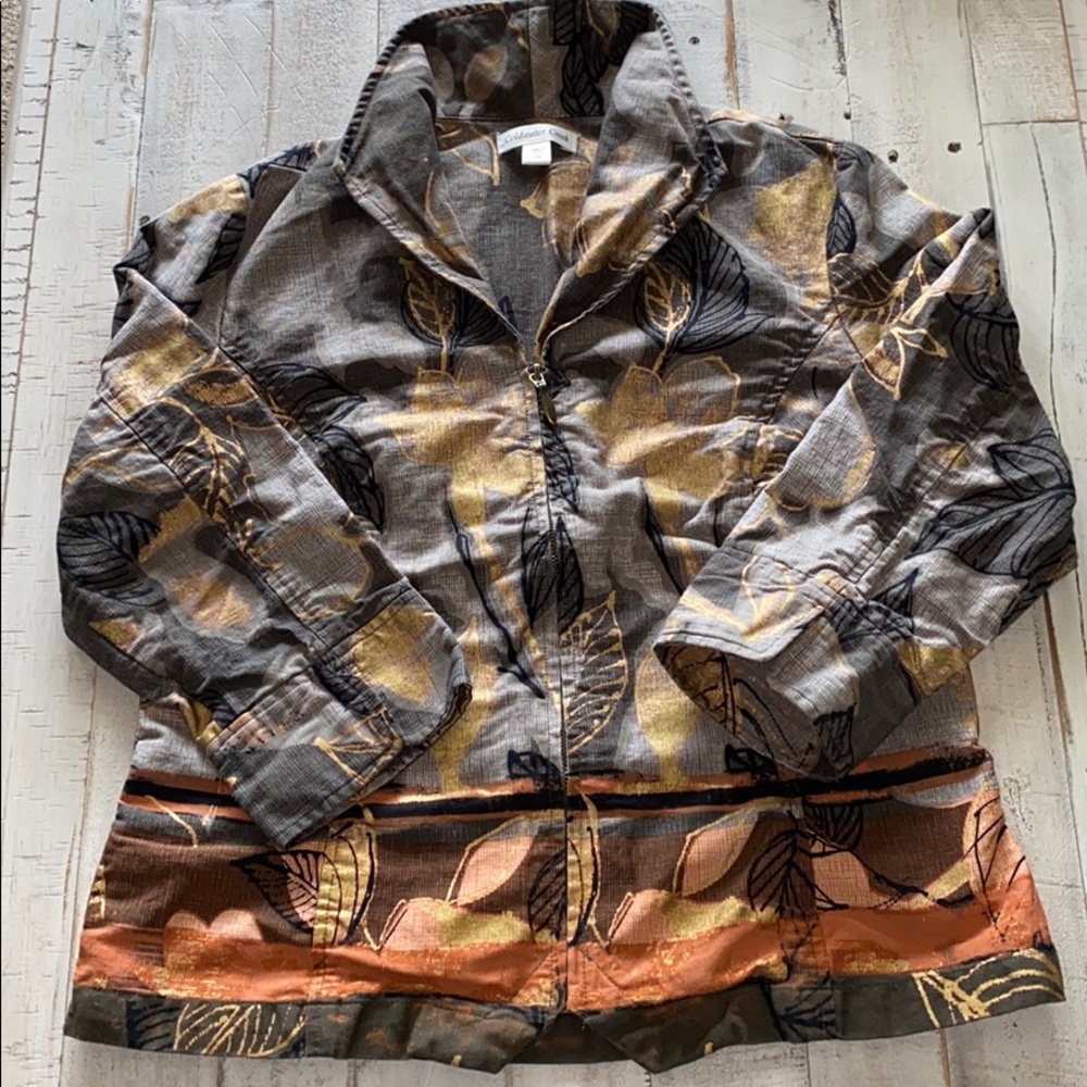 EUC Coldwater Creek 3/4 Sleeve Fall Blazer